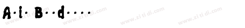 Amin Bold字体转换